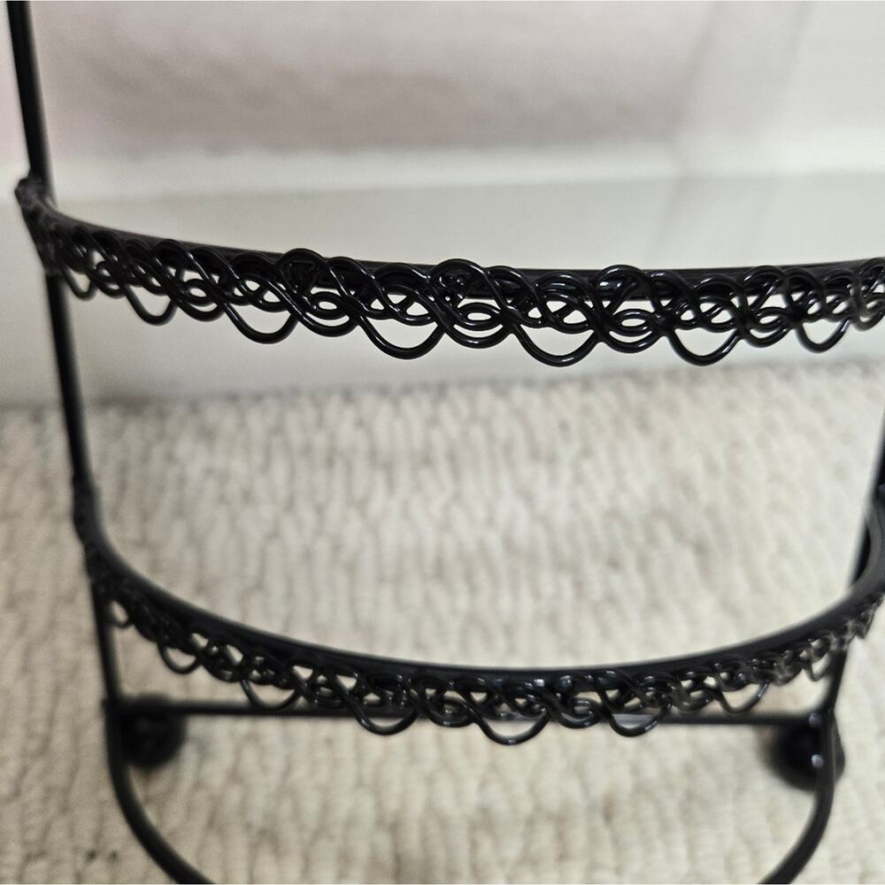 Black 4 Tier Jewelry Organizer - Picture 6 of 8